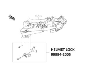 Helmet lock (One-Key system)