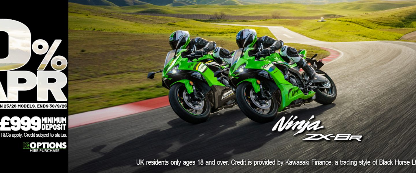 2025MY Ninja ZX-6R now available with 0% APR HP