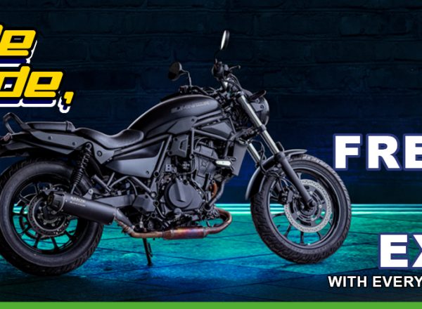 Cruise away with a free Arrow exhaust!