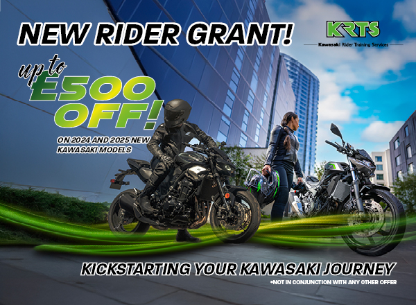 Kawasaki Launch ‘New Rider Grant’ Across A Range Of Machines!