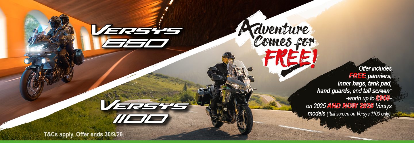 Adventure Comes For Free With Kawasaki This Spring!